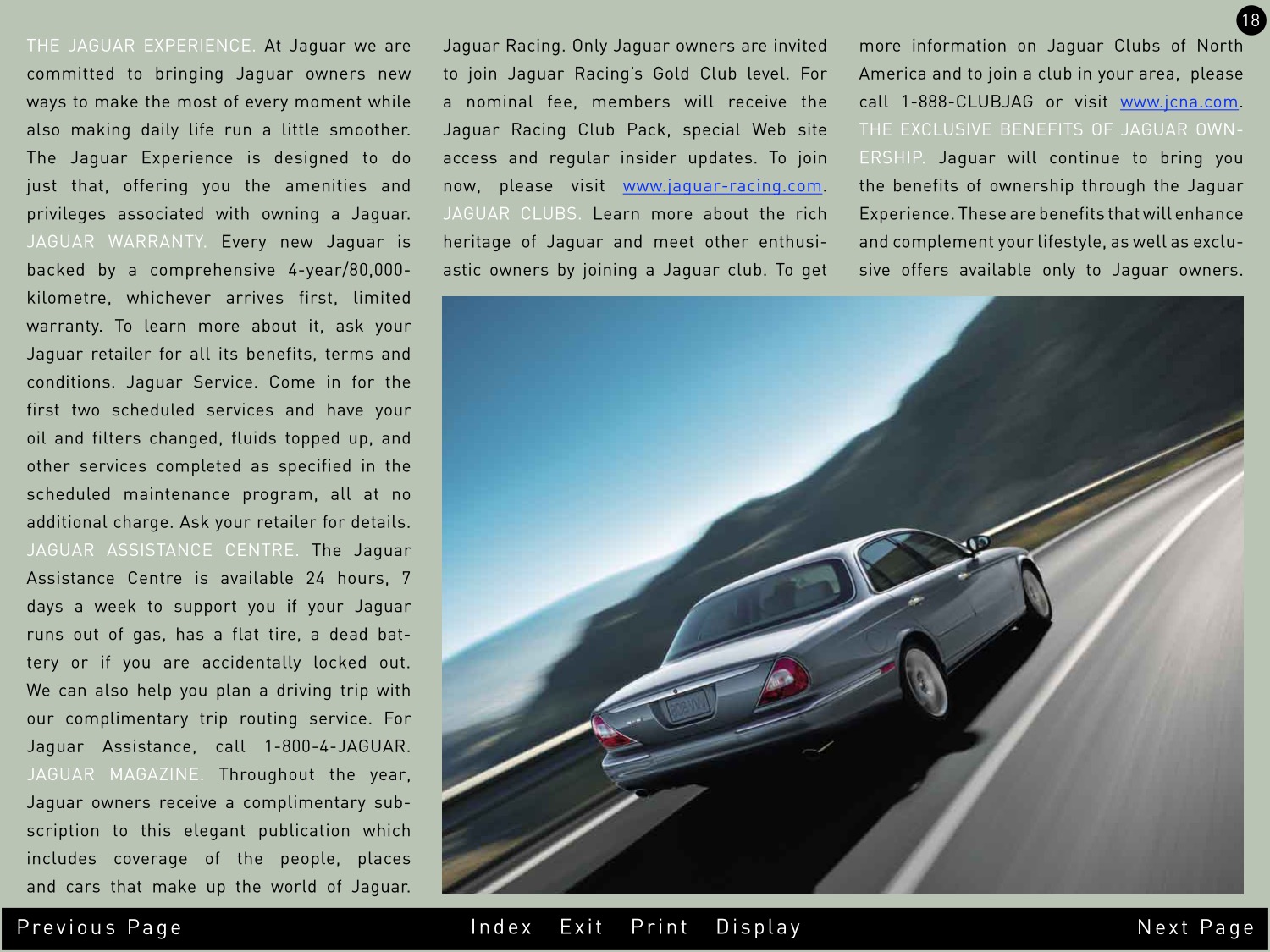 2004 Jaguar XJ Brochure Page 18